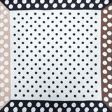 Classic Polka Dot Pattern Print Square Bandana Scarf