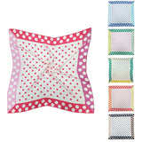 Classic Polka Dot Pattern Print Square Bandana Scarf