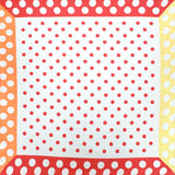 Classic Polka Dot Pattern Print Square Bandana Scarf