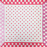 Classic Polka Dot Pattern Print Square Bandana Scarf