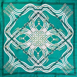 Maze Equestrian Harness Print Square Bandana Scarf