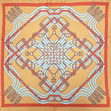 Maze Equestrian Harness Print Square Bandana Scarf