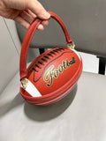 Gridiron Glam Football Handbag