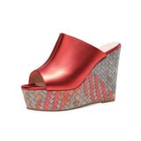 Weaved Wedge Heels - AfterAmour