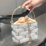 Crystal Glow Satin Bag - AfterAmour