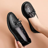 Leather Loafer Flats - AfterAmour