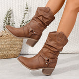 Buckled Ridgewalker Cowboy Boots - AfterAmour