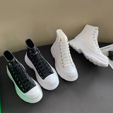 High Vulcanized Platform Sneakers - AfterAmour
