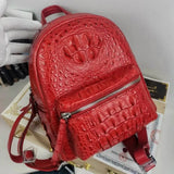 Crocodile Leather Backpack