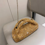 Crystal Rhinestone Triangle Handbag