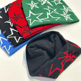 five-pointed star y2k beanie - AfterAmour