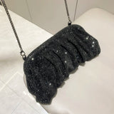 Rhinestone Curtain Handbag