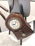 Crimson Timekeeper Clock Backpack - AfterAmour