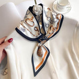 Elegant Pattern Print Decorative Neck Scarf
