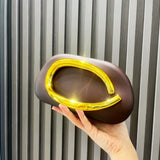 Olive Loop Clutch Bag - AfterAmour