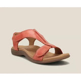 Leather Solid Color Sandals - AfterAmour