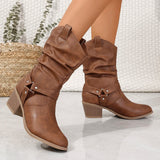 Buckled Ridgewalker Cowboy Boots - AfterAmour