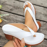 Open-Toe Heel Band Sandals - AfterAmour