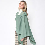 Shoulder Strap Solid Ruana Poncho