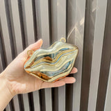 Golden Mini Clutch Bag