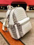 Crocodile Leather Backpack