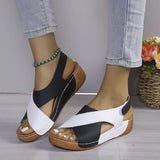 Cross-Band Summer Sandals - AfterAmour