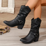 Buckled Ridgewalker Cowboy Boots - AfterAmour