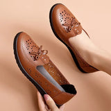 Leather Loafer Flats - AfterAmour