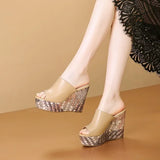 Weaved Wedge Heels - AfterAmour