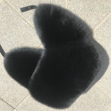 Full Oversized Fox Fur Trapper Hat - AfterAmour