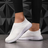 Lightweight Solid Color Sneakers - AfterAmour