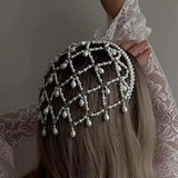 Hollow Mesh Pendant Headdress