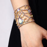 Crystal Bangle Dance Bracelet