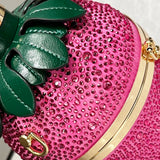 Crystal Berry Luxe Strawberry Bag - AfterAmour
