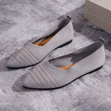 Pointed Knitted Flats