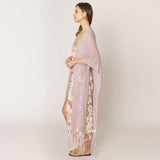 Knit Fringe Kimono Poncho