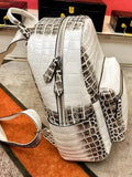 Crocodile Leather Backpack