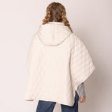 Wave Pattern Padded Cape