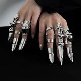 Metal Exoskeleton Finger Rings