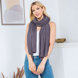 Plain Shawl Poncho Scarf