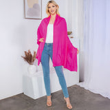 Plain Shawl Poncho Scarf