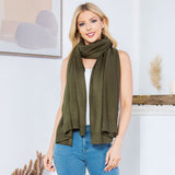 Plain Shawl Poncho Scarf
