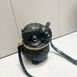 Owl-Shaped Handbag