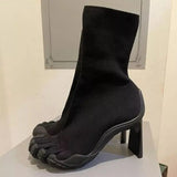 Elastic Ankle Toe Heel Boots - AfterAmour