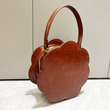 Vintage Clock-Face Flower Handbag