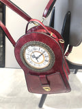 Crimson Timekeeper Clock Backpack - AfterAmour