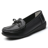 Round Toe Loafer Flats - AfterAmour