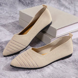 Pointed Knitted Flats