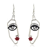 Abstract Face Earrings