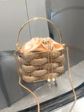 Crystal Glow Satin Bag - AfterAmour